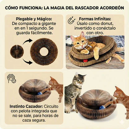 🐾ScratchPlay™ – 360° Interactive Cat Scratcher