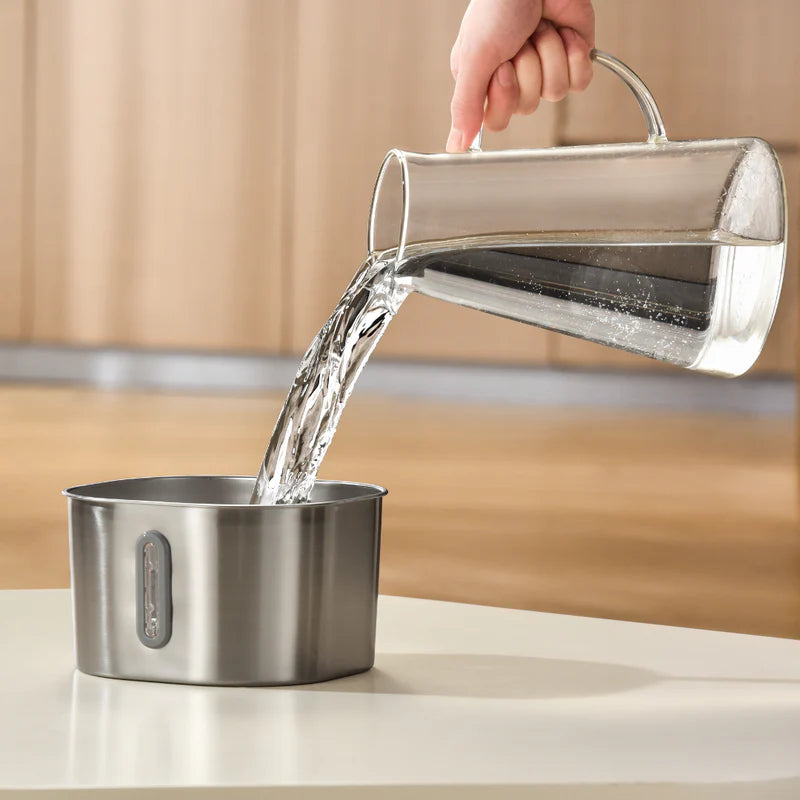 💦 AquaFlow™ – 2.2L Stainless Steel Cat Fountain