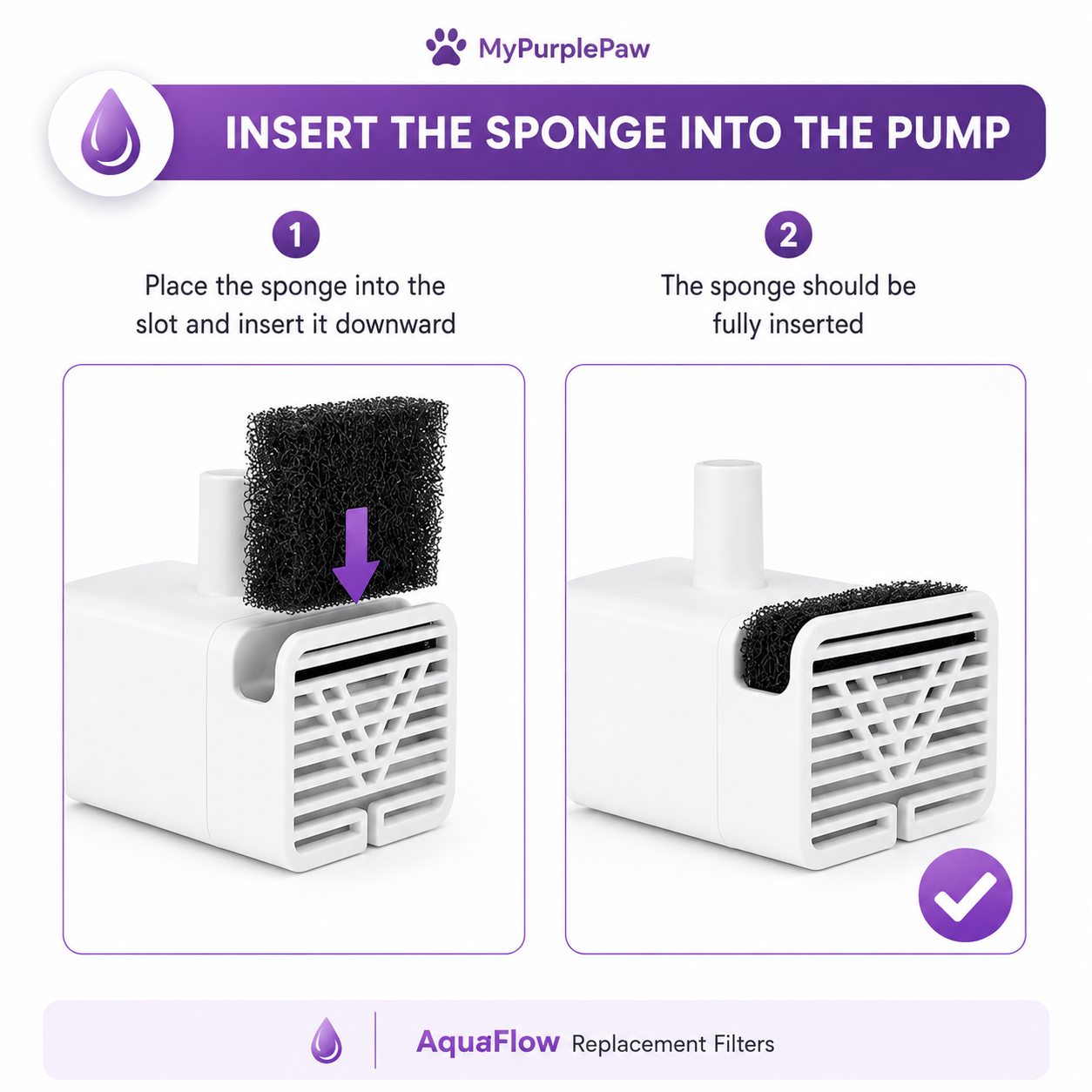 AquaFlow™ Filters – Replacement Pack (8 Pieces)