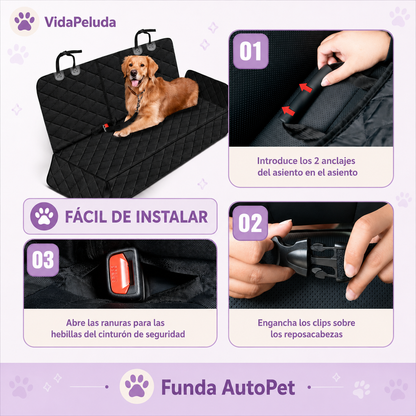🚗 AutoPet™ Car Cover – Waterproof Car Seat Protector