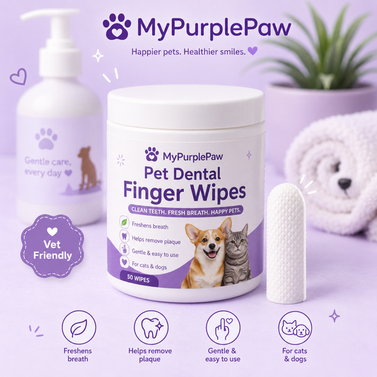 🦷 Dental Finger Wipes – Easy, Fast & Stress-Free Dental Cleaning (50pcs)