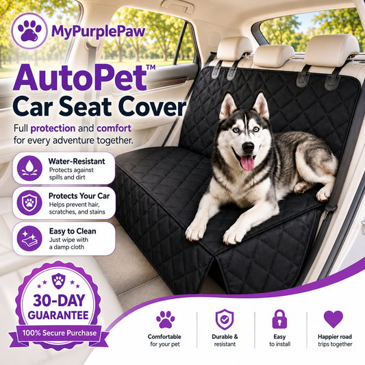 🚗 AutoPet™ Car Seat Cover – Waterproof Protector