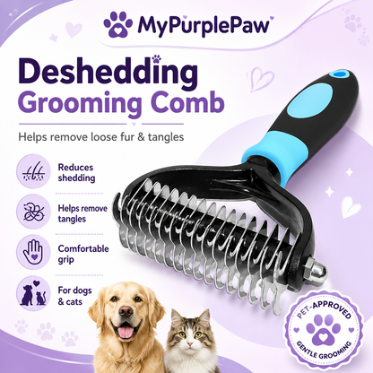 🪮Desheeding Grooming Comb – Dematting & Deshedding Brush