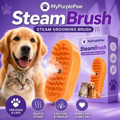 ✨ SteamBrush™ – Steam Brush for Dogs & Cats