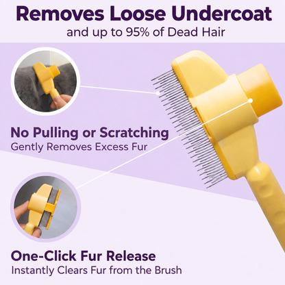 ✨FurEase™ - Cat Deshedding Brush