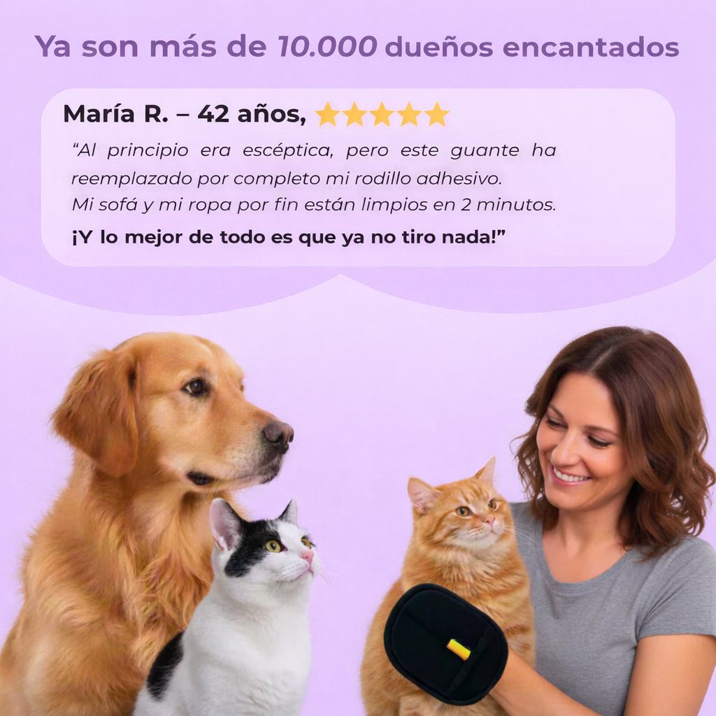 🧤 Waliro™ – Reusable Pet Hair Remover Glove
