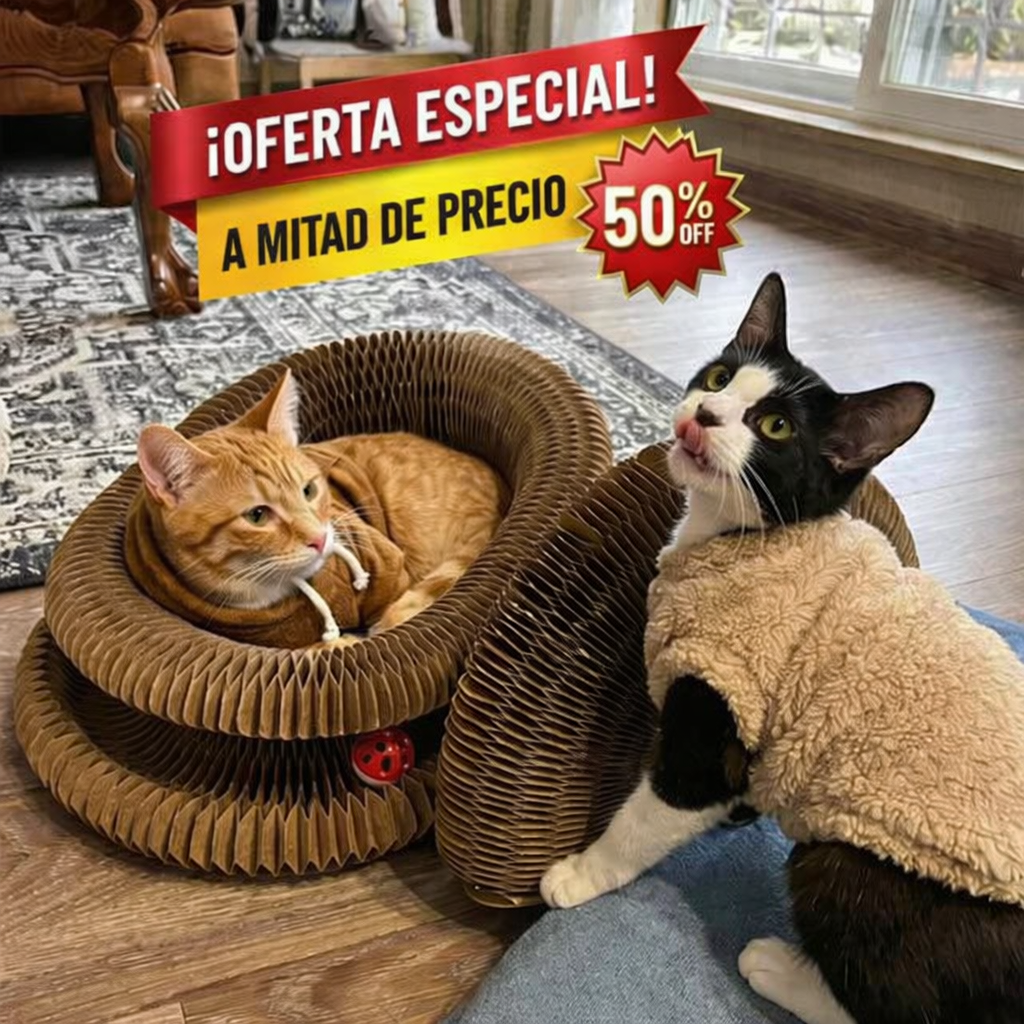 🐾ScratchPlay™ – 360° Interactive Cat Scratcher