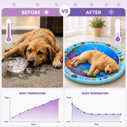 💦 AquaPlay™ – Sensory Water Mat for Dogs & Cats